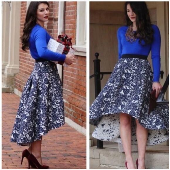 Sachin + Babi Anthropologie Vespertine Hi Lo Skirt - Picture 1 of 6